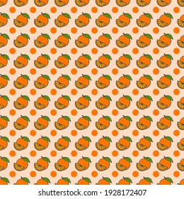 fruits seamless pattern . Summer tropical healthy food. Cute background. Vector illustration
