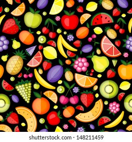 Fruits seamless pattern for your design