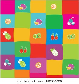 Fruits seamless pattern for your design