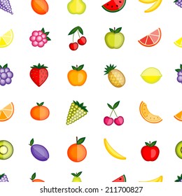 Fruits seamless pattern for your design