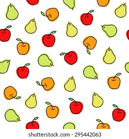 Fruits seamless pattern for your design