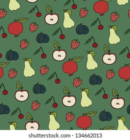 Fruits seamless wallpaper