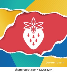fruits strawberry icon