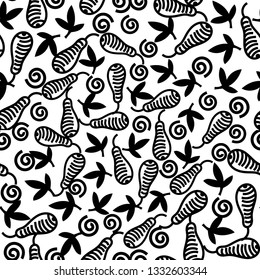 Fruits theme seamless pattern vintage style.Drag and drop into symbols and use
