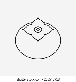 fruits tomato line icon