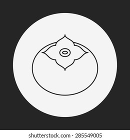 fruits tomato line icon