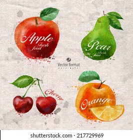 Fruits. Vector format