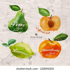 Fruits. Vector format