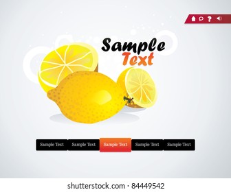 fruits vector home website