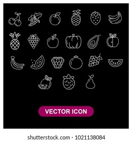 Fruits Vector Icon