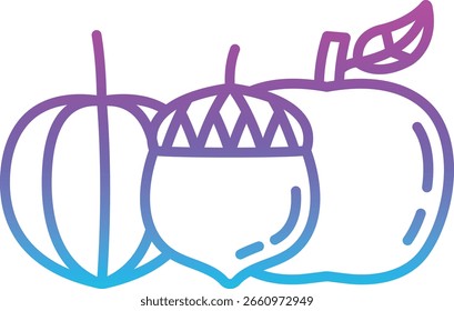 Fruits vector icon. Can be used for printing, mobile and web applications.