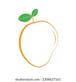 Plantilla de diseño de iconos vectoriales de frutas