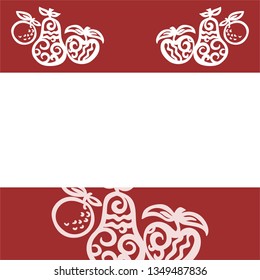 Fruits. Vector illustration