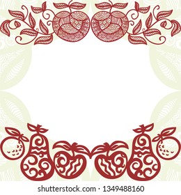 Fruits. Vector illustration