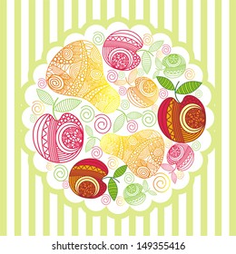 Fruits vector illustration