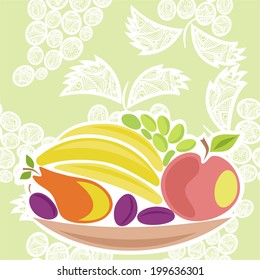 Fruits vector illustration