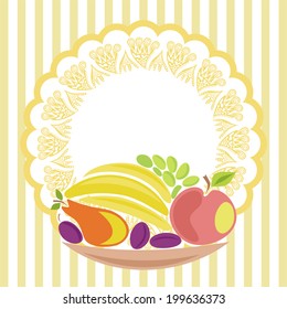 Fruits vector illustration