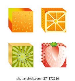 Fruits vector illustration