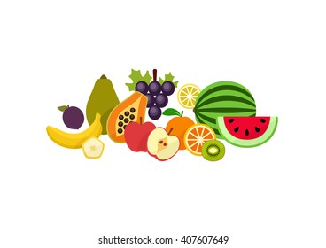 Fruits vector illustration