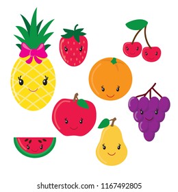Fruits vector illustration clip art