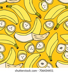 Fruits vector illustration. Doodle style. Design icon, print, logo, poster, symbol, decor, textile, paper, card. 