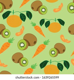 fruits vector pattern background seamless repeating 