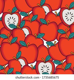 Fruits vector  pattern seamless background , for wrapping paper, greeting cards, posters, invitation 