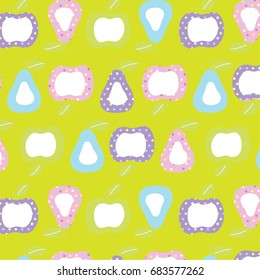 Fruits vector  pattern seamless background , for wrapping paper, greeting cards, posters, invitation 