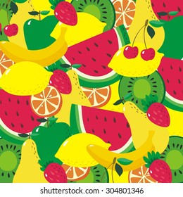 Fruits vector print