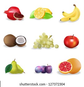 Fruits Vector set
