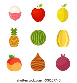 Fruits Vector Set