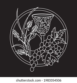 fruits vector and vintage drawing