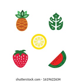 fruits vectors relevant for kids