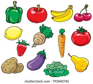 fruits and vegetables