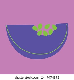 Fruits and vegetables abstract vector. Simple illustration vegetables, berries and fruits for social media, advertising, logo or menu.