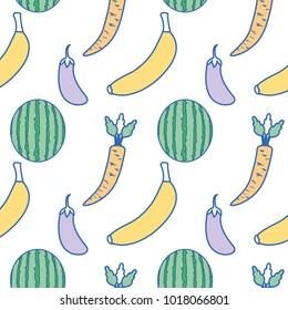 Fruits and vegetables design