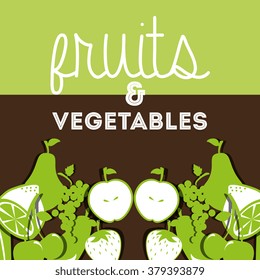 fruits and vegetables design 
