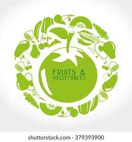 fruits and vegetables design 