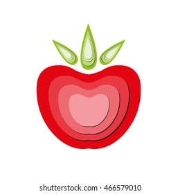 Fruits and Vegetables Icons. Vector. Eps10