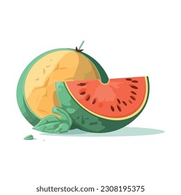 fruits and vegetables logo vector