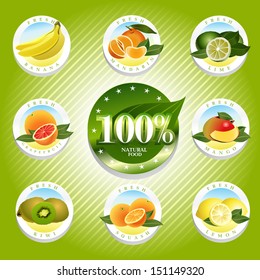 fruits and vegetables. Natural food