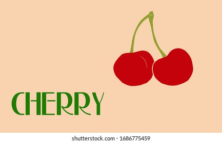 Frutas y verduras de cerezo rojo ruso