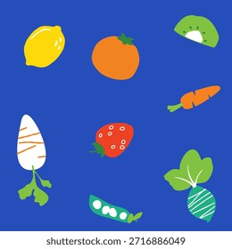 Frutas e produtos hortícolas sem costura