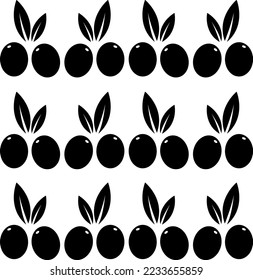 fruits and vegetables silhouette vector