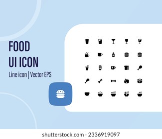 Fruits and vegetables - thin line web icon set. Outline icons collection. user interface iconset collection.