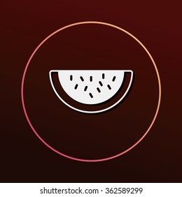 fruits watermelon icon