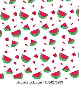 Fruits Watermelon Vector Illustration