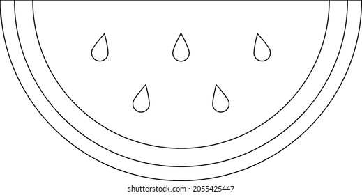 fruitsvegetable icon watermelon and fruit