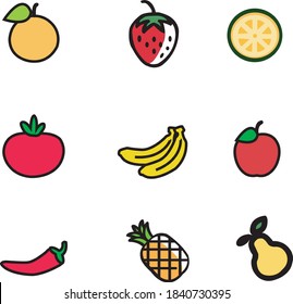 fruitvector healthy fruit lovely fruit