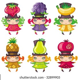 Fruity girls series. To see similar, please VISIT MY PORTFOLIO


